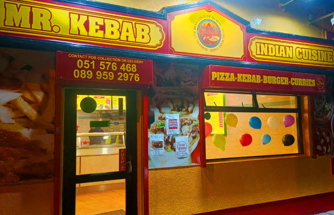 Original Mr. Kebab Waterford shop front